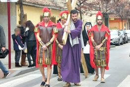 Via Crucis viviente en san Pablo