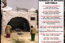 Horarios Navidad 2020