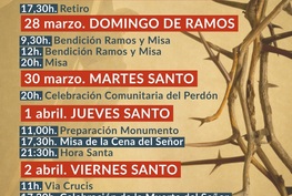 Horarios Semana Santa